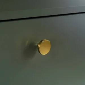 SOFT 154 cm Comodă cu două uși și sertare, cu caneluri, verde