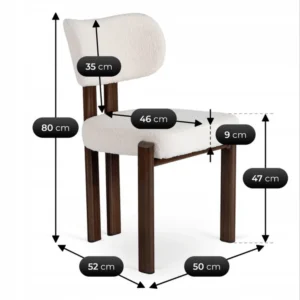 Scaun GRENADA Nuc/Crem Boucle