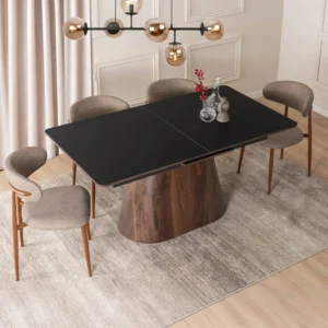 product-3587-0-1 LIZBONA Masă pliantă ceramică 160-200 cm negru/oraș — Mese