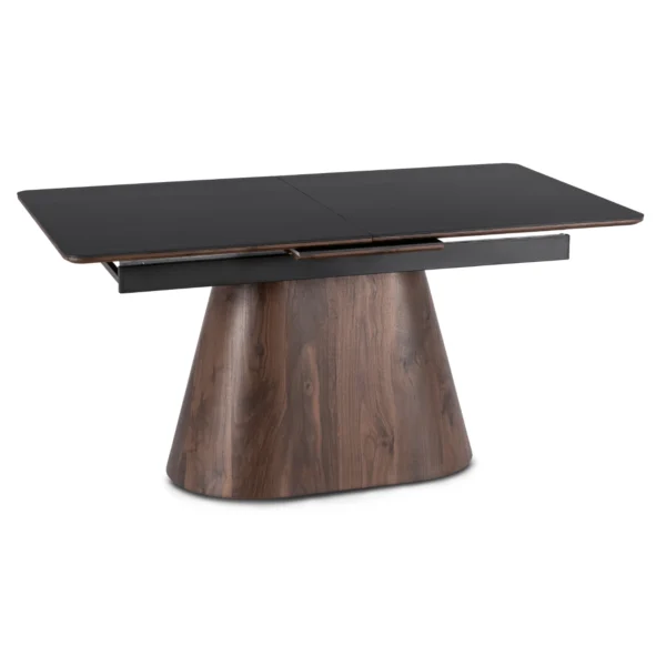 product-3587-0 LIZBONA Masă pliantă ceramică 160-200 cm negru/oraș — Mese