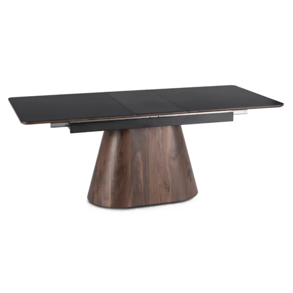 product-3587-5 LIZBONA Masă pliantă ceramică 160-200 cm negru/oraș — Mese