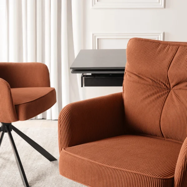 product-3595-2 Scaun pivotant CITY Rude Corduroy