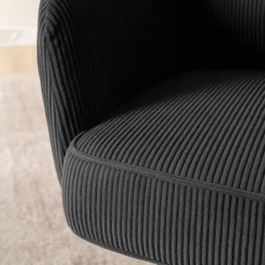 product-3596-2 Scaun pivotant CITY, catifea neagră