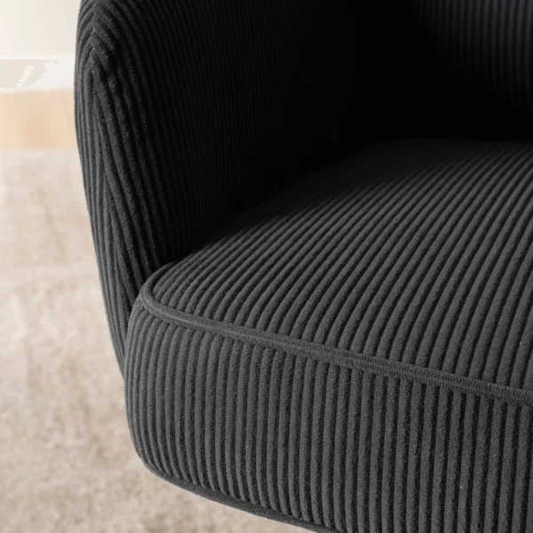 product-3596-2 Scaun pivotant CITY, catifea neagră