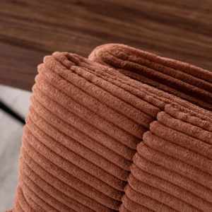 Scaun pivotant AKITA, catifea roșie