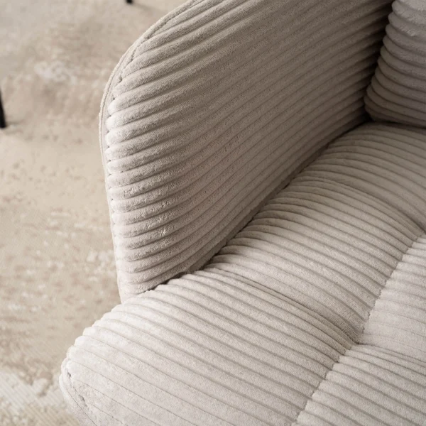 Scaun pivotant AKITA din catifea gri