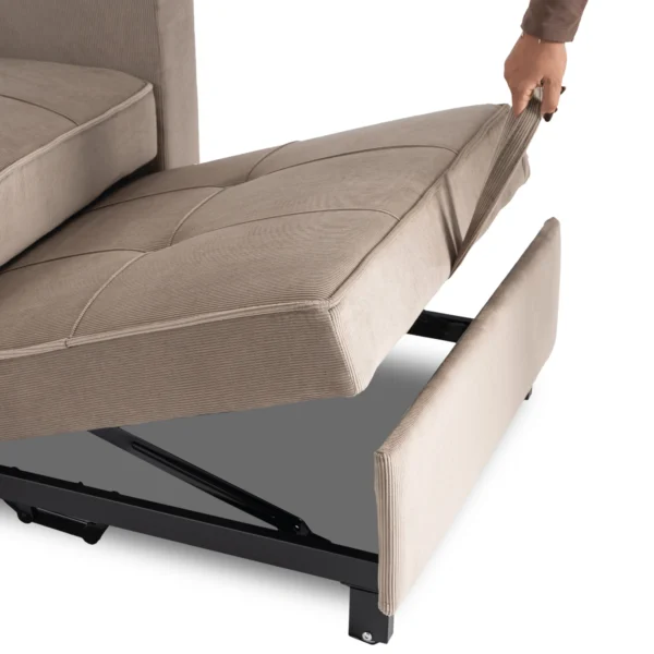 product-3604-11 Fotoliu pliabil SOLOR Beige Corduroy — Fotolii de relaxare