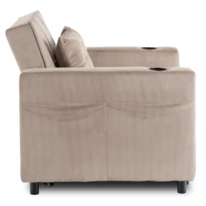 product-3604-3 Fotoliu pliabil SOLOR Beige Corduroy — Fotolii de relaxare