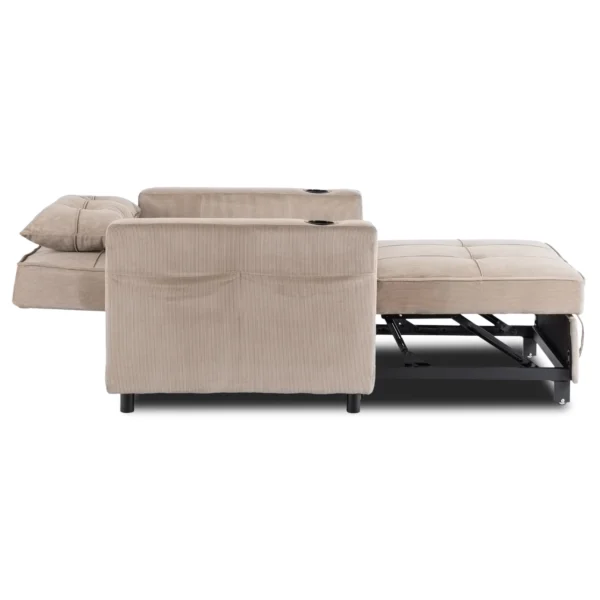 product-3604-5 Fotoliu pliabil SOLOR Beige Corduroy — Fotolii de relaxare