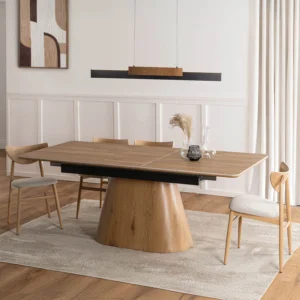 product-3605-1 LIZBONA Masă pliantă ceramică 160-200 cm stejar/oraș — Mese