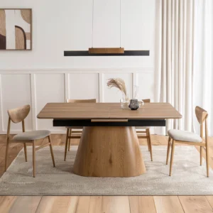 product-3605-2 LIZBONA Masă pliantă ceramică 160-200 cm stejar/oraș — Mese