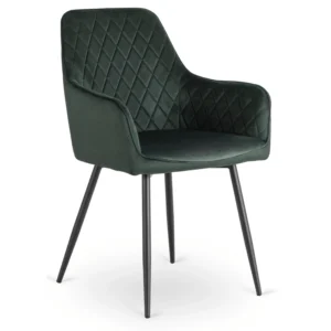 product-3619-0 Scaun BRESSO verde din catifea — MOBILA