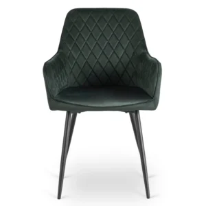 product-3619-4 Scaun BRESSO verde din catifea — MOBILA