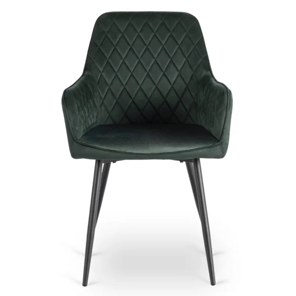 product-3619-4 Scaun BRESSO verde din catifea — MOBILA