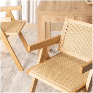 product-3620-2 MADERA Stejar/Beige Scaun Openwork — MOBILA