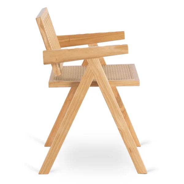 product-3620-5 MADERA Stejar/Beige Scaun Openwork — MOBILA