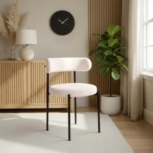 Scaun TULSA Cream Boucle