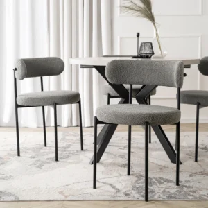 Scaun TULSA Gri Boucle