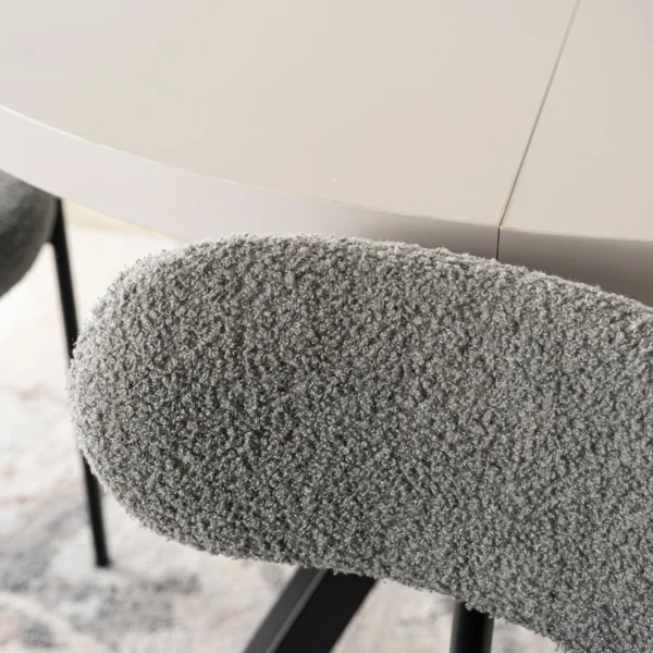 Scaun TULSA Gri Boucle