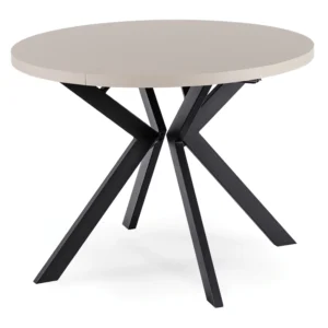 Masa extensibilă LUKAS 100-250 cm, culoare cașmir/negru