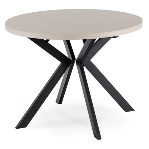 Masă extensibilă LUKAS 100–250 cm Caşmir/Negru