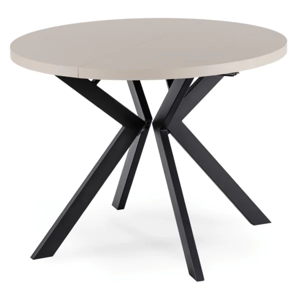 product-3637-0 Masă LUKAS extensibilă 100-250 cm, cașmir/negru — Mese
