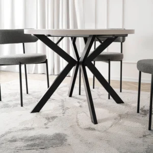 product-3637-5 Masă LUKAS extensibilă 100-250 cm, cașmir/negru — Mese