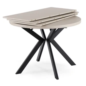 product-3637-6 Masă LUKAS extensibilă 100-250 cm, cașmir/negru — Mese