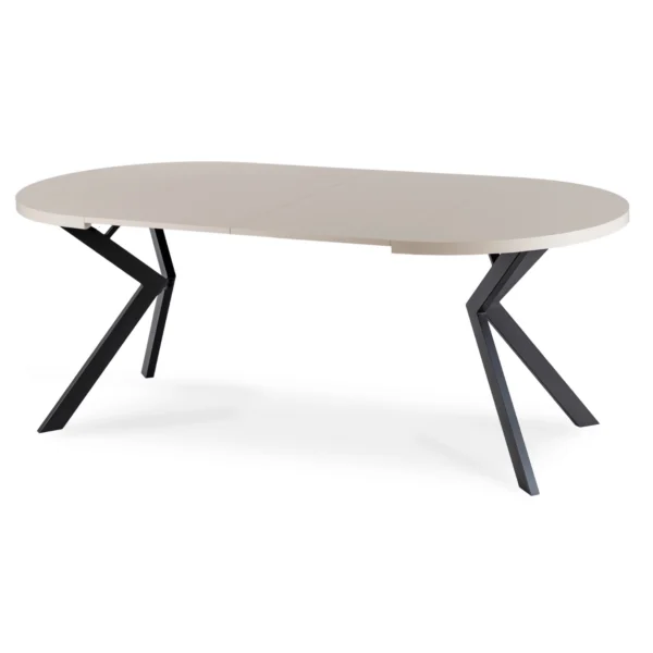 product-3637-8 Masă LUKAS extensibilă 100-250 cm, cașmir/negru — Mese