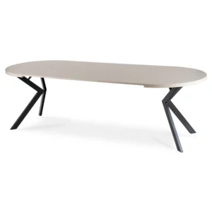 product-3637-9 Masă LUKAS extensibilă 100-250 cm, cașmir/negru — Mese