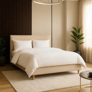 Pat 140x200 KIOTO Beige Corduroy Catifea — MOBILA