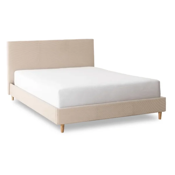 Pat 140x200 KIOTO Beige Corduroy Catifea — MOBILA
