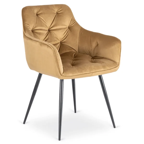 Scaun MODESTO Velur muștar