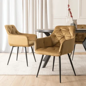 Scaun MODESTO Velur muștar