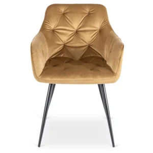 Scaun MODESTO Velur muștar