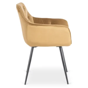 Scaun MODESTO Velur muștar