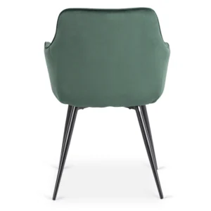 Scaun MODESTO verde din velur — MOBILA