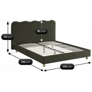 Pat 160x200 IZMIR Verde — MOBILA