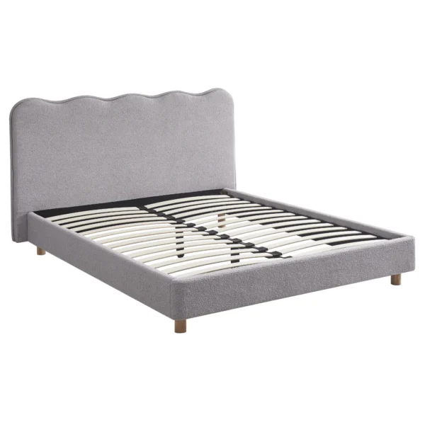 Pat 160x200 IZMIR gri Boucle — MOBILA