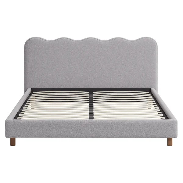 Pat 160x200 IZMIR gri Boucle — MOBILA