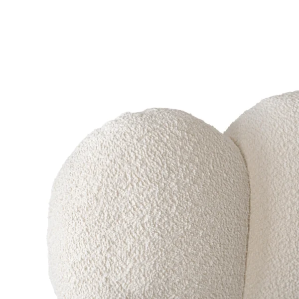 Pat ANKARA 160x200 cu spațiu de depozitare Culoare crem Boucle