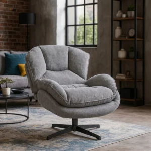 Scaun pivotant ROSA Grey