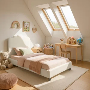 90x200 CRATER Pat Cream Boucle