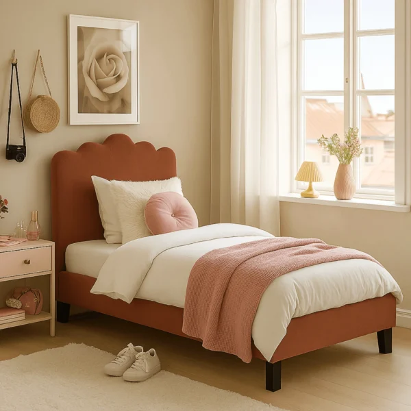 Pat din țesătură CRATER Rude 90x200