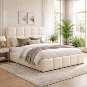 product-3679-0-1 Pat 140x200 MURCJA cu container Crema catifea — MOBILA