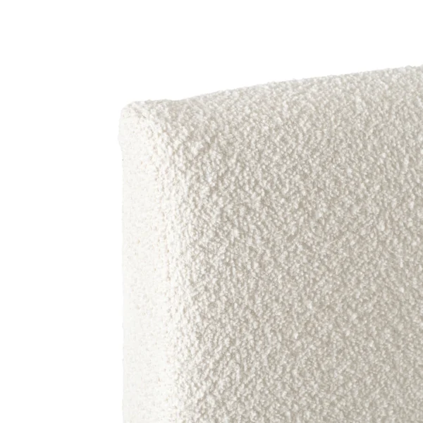 Pat MARSEILLE 160x200 cu spațiu de depozitare Cream Boucle