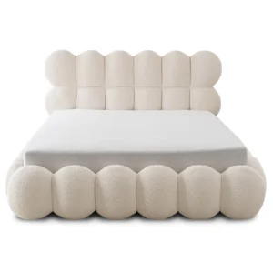 product-3688-1 Pat 140x200 ANKARA cu recipient Cream Boucle — MOBILA