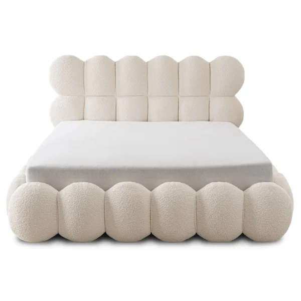 product-3688-1 Pat 140x200 ANKARA cu recipient Cream Boucle — MOBILA