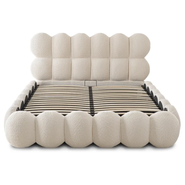 product-3688-5 Pat 140x200 ANKARA cu recipient Cream Boucle — MOBILA