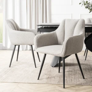 Scaun NAWARA Grey Boucle